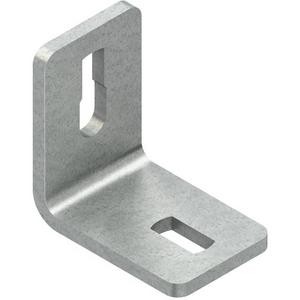 Befestigungselement für Stiel/Profilschiene - Wandanschlusswinkel, gleichschenklig M8 Edelstahl AISI 304 inkl. Zubehör - 344307