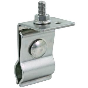 Zubehör für Erdung und Blitzschutz - Halter für Metalldach mit Rundstehfalz KAL-ZIP Anschlusswulst Rd 20-25mm NIRO - 123040