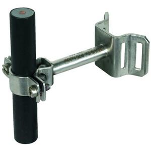 Leitungshalter für Blitzschutz - HVI-Ex P70 holder NIRO f. Leitung D 20mm AS 70mm m. Bef.-Bügel f. Rohre 50-300mm - 275444