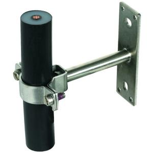 Leitungshalter für Blitzschutz - HVI-Ex W85 holder f. Leitung D 20mm AS 85mm m. Befestigungsplatte NIRO - 275450