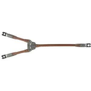 Erdungs- und Kurzschließvorrichtung - Erdungs- und Kurzschließseil 2-polig 70mm² mit aufgepressten Kabelschuhen - VTJKEZU