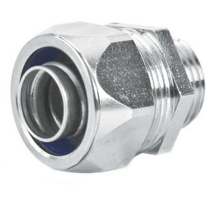 Metall-Schutzschlauch-Verschraubung - Schlauchverschraubung M20x1,5 mm Ø 16 mm IP67 Messing vernickelt - 104155