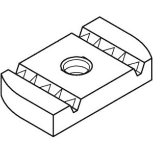 Gleitmutter - Ankermutter mit Feder AMF22 M8F - 077494