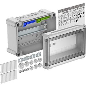 Installationskleinverteiler - Kleinverteiler für max. 12 Teilungseinheiten 290x205x130 PC lichtgrau 7035 - 2008852