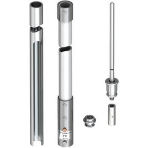 Fangeinrichtung für Blitzschutz - Isolierter Fangmast + Auslass für isCon-Leitung innen 10000mm GFK - 5408890