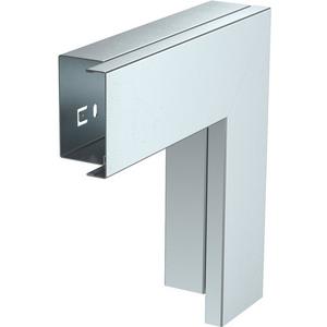 Flachwinkel für Leitungführungskanal - Flachwinkel mit Oberteil 40x60mm St bandverzinkt / kunststoffbeschichtet reinwei - 6249000