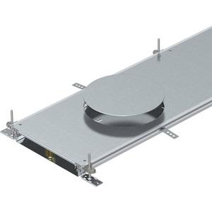 Unterflurkanal estrichbündig offen - Kanaleinheit estrichbündig für Geräteeinsatz GESR9 2400x600x60 St bandverzinkt - 7424784