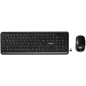 Tastatur/Maus - Maus und Tastatur Set Kabellos 800 - 1600dpi 1x AA und 1x AAA schwarz - KBMCW100BKDE