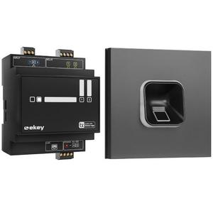 Zutrittskontrollsystem - ekey sLine Fingerprintset in Schwarz für Siedle Vario Anthrazitgrau - 204705