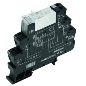 Schaltrelais - Relaiskoppler 24..230 V UC ±10 % LED grün Gleichrichter 1 Wechsler (AgNi) 250 V - 1479770000