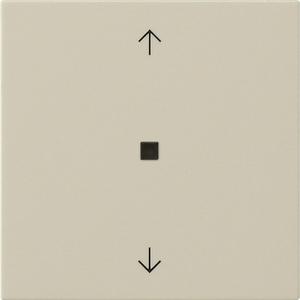 Bedienelement intelligent - S3000 Bedienaufsatz BT Pfeile System 55 Cremeweiß - 538201