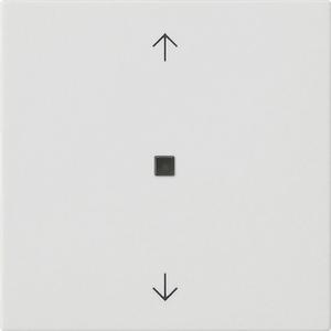 Bedienelement intelligent - S3000 Bedienaufsatz BT Pfeile Reinweiß seidenmatt - 538227