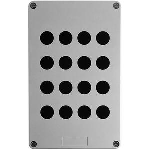 Gehäuse für Befehls- und Meldegeräte - Leergehäuse XAP-A Kunststoff 16 Bohrungen in 4 Reihen XAPA4116 - XAPA4116