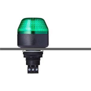 Dauerleuchte - IBM M22 Einbau LED Dauer-/Blinkleuchte 12 V AC/DC grün schwarz (RAL 9005) - 801506404