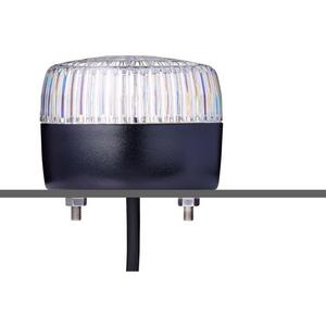 LED-Multifarbenleuchte - PMH LED Mehrfarbenleuchte 24 V AC/DC klar schwarz (RAL 9005) - 860550405