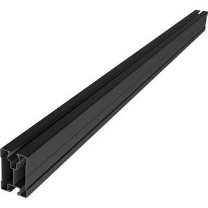 Photovoltaik-Montageprofil - Modultragschiene 60x40 mm - 4,75 m schwarz eloxiert - 86160-4750