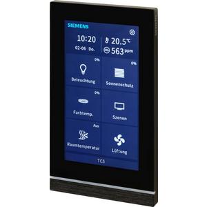 Touchpanels KNX - GAMMA KNX Touch Control TC5 mit 5 Zoll Farb Touchscreen schwarz UP205/22 - 5WG1205-2AB22