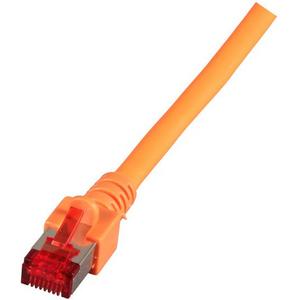 Patchkabel Kupfer - RJ45 Patchkabel S/FTP Kat.6 orange halogenfrei 2.0m - K5516.2
