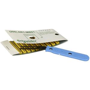 Kabelmarkierungssystem - Kennzeichnungshülse gelb je 200 Stück für Ziffer 0 bis 9 +,- Erde - AR1MA01