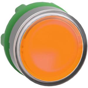 Frontelement für Drucktaster - Leuchtdrucktaster Frontelement Harmony XB5 hellgrau orange für LED Einlegeschild - ZB5AA58C0