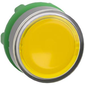 Frontelement für Drucktaster - Leuchtdrucktaster Frontelement Harmony XB5 hellgrau gelb für LED Einlegeschild - ZB5AA88C0