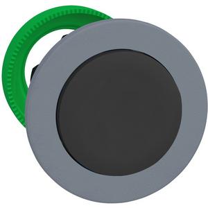 Frontelement für Drucktaster - Drucktaster Front Kunststoff vorstehend rastend schwarz 30mm in grau - ZB5FH2C0