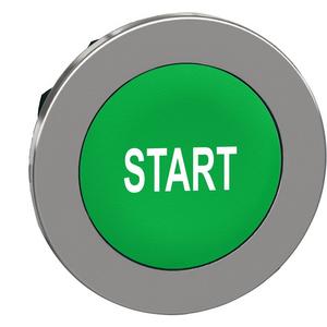 Frontelement für Drucktaster - Frontelement für Drucktaster ZB4F Ø 30mm grün nicht rastend - ZB4FA333