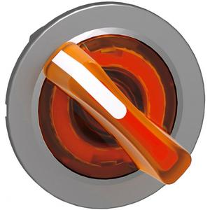 Frontelement für Wahlschalter - Leuchtwahlschalter Frontelement Harmony XB4F orange f LED 2 Stellungen rastend - ZB4FK1253