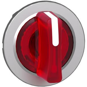 Frontelement für Wahlschalter - Leuchtwahlschalter Frontelement Harmony XB4F rot 30mm für LED 3 Stellungen - ZB4FK1843