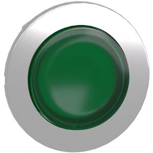 Frontelement für Drucktaster - Leuchtdrucktaster Frontelement Harmony XB4F Metall grün vorstehend 30mm für LED - ZB4FW133