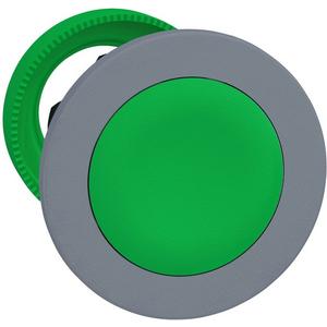 Frontelement für Drucktaster - Drucktaster Front Kunststoff rastend grün 30mm in grau - ZB5FH03C0