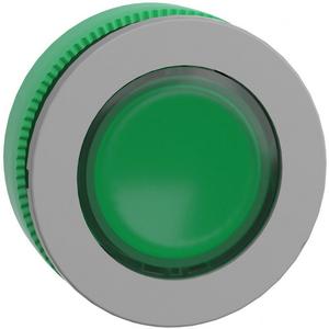 Frontelement für Drucktaster - Leuchtdrucktaster Frontelement Harmony XB5F Kunststoff hellgrau grün 30mm fü LED - ZB5FW333C0