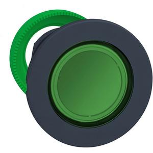 Frontelement für Drucktaster - Leuchtdrucktaster Frontelement Harmony XB5F Kunststoff grün 30mm für LED rastend - ZB5FH033