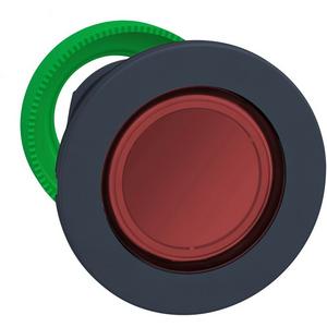 Frontelement für Drucktaster - Leuchtdrucktaster Frontelement Harmony XB5F Kunststoff rot 30mm für LED rastend - ZB5FH043