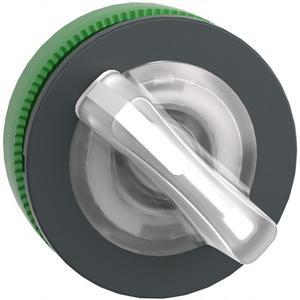 Frontelement für Wahlschalter - Leuchtwahlschalter Frontelement Harmony XB5F weiß für LED 2 Stellungen rastend - ZB5FK1213