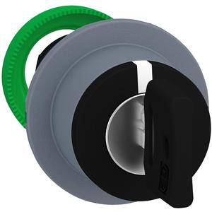 Frontelement für Wahlschalter - Schlüsselschalter Front Kunststoff 3-Positionen Ronis 455 30mm in grau - ZB5FG05C0