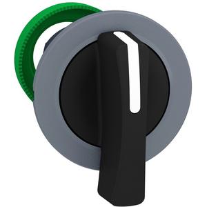 Frontelement für Wahlschalter - Wahlschalter Front Knebel lang 2-Positionen schwarz 30mm in grau - ZB5FJ2C0