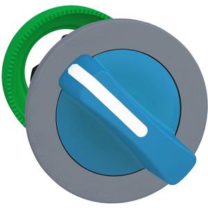 Frontelement für Wahlschalter - Wahlschalter Front Kunststoff 2-Positionen blau 30mm in grau - ZB5FD206C0