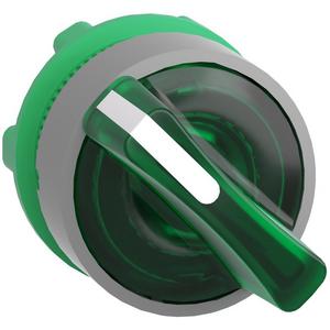 Frontelement für Wahlschalter - Leuchtwahlschalter Frontelement Harmony XB5 grün 22mm f LED 2 Stellungen tastend - ZB5AK1433C0