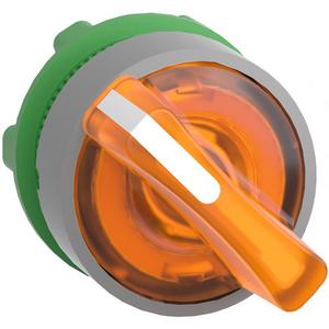 Frontelement für Wahlschalter - Leuchtwahlschalter Frontelement Harmony XB5 orange für LED 2 Stellungen rastend - ZB5AK1253C0