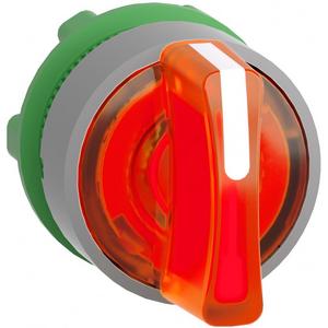 Frontelement für Wahlschalter - Leuchtwahlschalter Frontelement Harmony XB5 orange 22mm für LED 3 Stellungen - ZB5AK1553C0