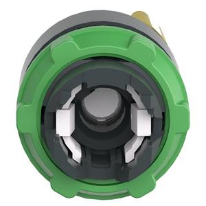 Frontelement für Wahlschalter - Leuchtwahlschalter Frontelement Harmony XB5 gelb 22mm f LED 2 Stellungen tastend - ZB5AK1483