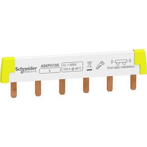 Phasenschiene - Phasenschiene Steg ablängbar 1P 6 TE 100A - A9XPH106