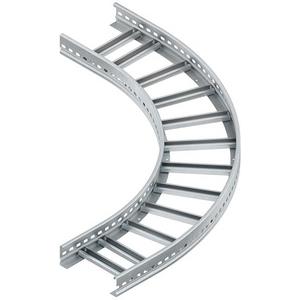 Gelenkbogen vertikal für Kabelleiter - Bogen 90 Grad für KL klein 60x200mm gelocht Sprossenabstand 150mm Stahl - 290253