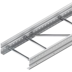 Kabelleiter/Weitspannkabelleiter - Weitspannkabelleiter 150x500x6000mm t=2,0 mm gelocht Stahl feuerverzinkt - 579549