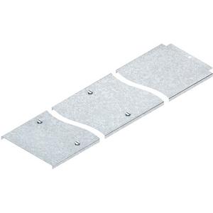 Deckel für Kabeltragsystem - Deckel für KR/-leiter m. Stoßleiste 402x3000 mm t=0,8 mm m. Drehr. Edelstahl - 891061