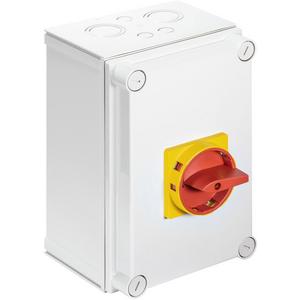 Lasttrennschalter - Not-Aus-Schalt. 6pol+1NO/1NC AP-Gehäuse IP65 - 70017532