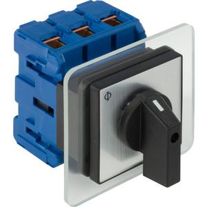 Lasttrennschalter - NotAusschalter 3pol+1NO 4Loch-Frontbefestigung 64x64 - 70019056