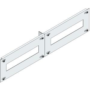 Abdeckung für Verteilerfeld - Blenden Teilungs-Set Breite C Metall, mittig geteilt - BCS150-1/2