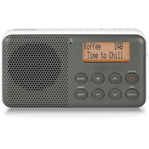 Radio - Radio DPR-64 DAB+ Wecker Taschenformat weiß / grau - A500401